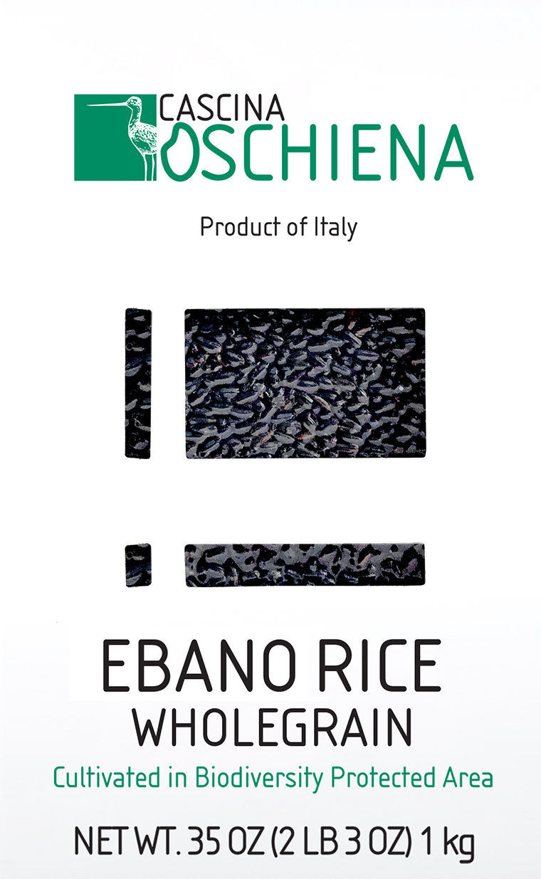 ebano wholegrain rice 1 kg Cascina Oschiena