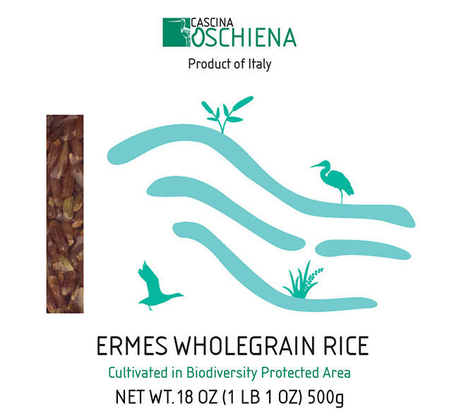 ermes wholegrain rice 500 gr Cascina Oschiena