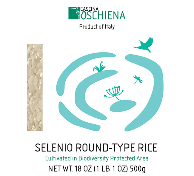 selenio round-type rice 500 gr Cascina Oschiena